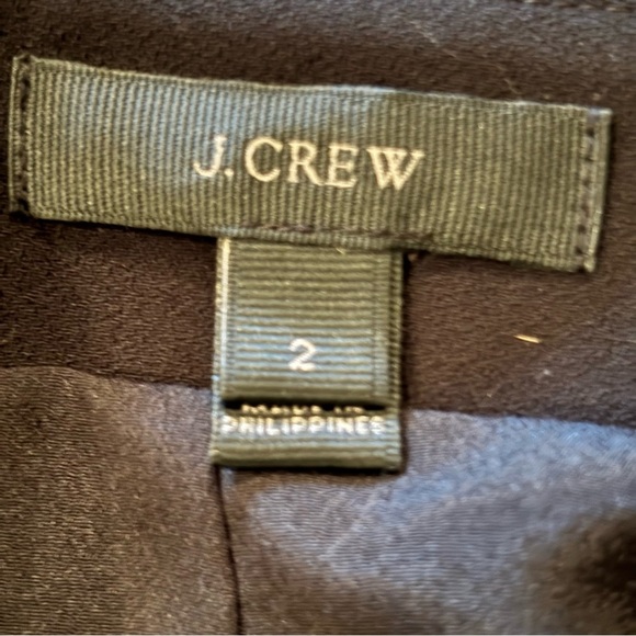 J. Crew Black Classic Wrap Dress, size 2, Closet Staple LBD Office Church Event - Picture 7 of 14